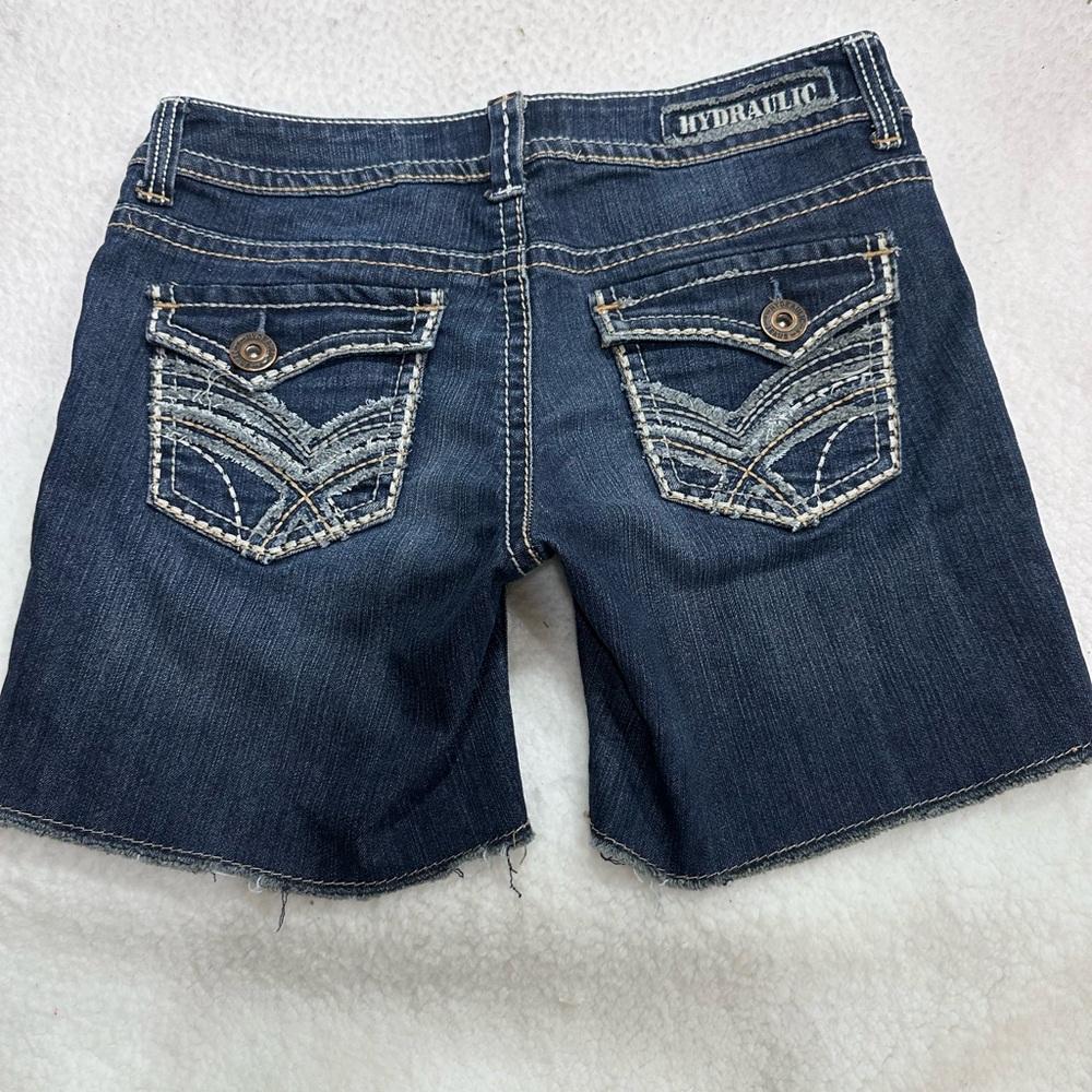 Hydraulic Denim Jean Shorts - Picture 2 of 10